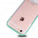 Wholesale Apple iPhone 8 Plus / 7 Plus Clear Armor Bumper Kickstand Case (Rose Gold)
